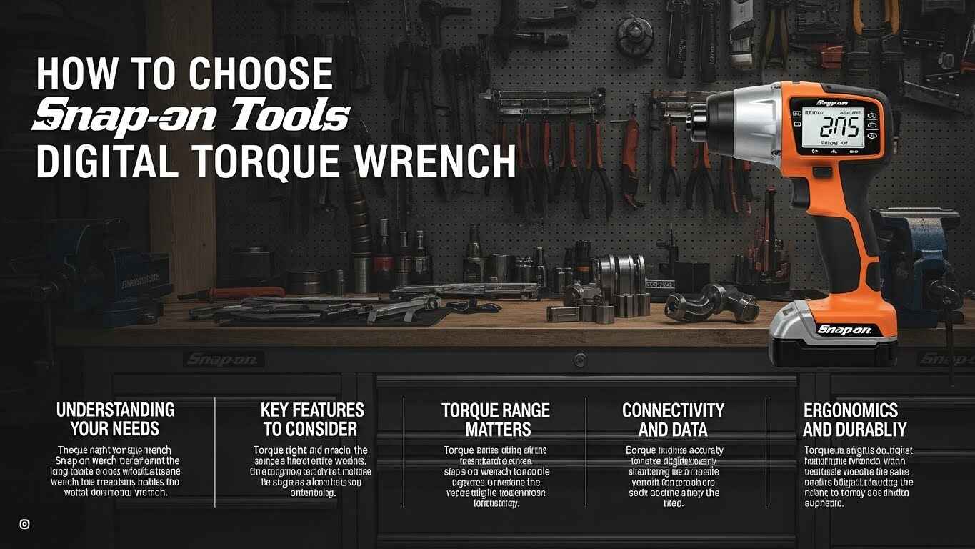 How to Choose the Right Snap On Tools Digital Torque Wrench