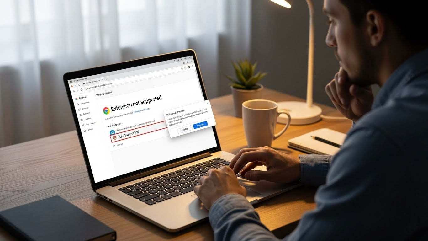 Turn Back On Chrome Extension Not Supported