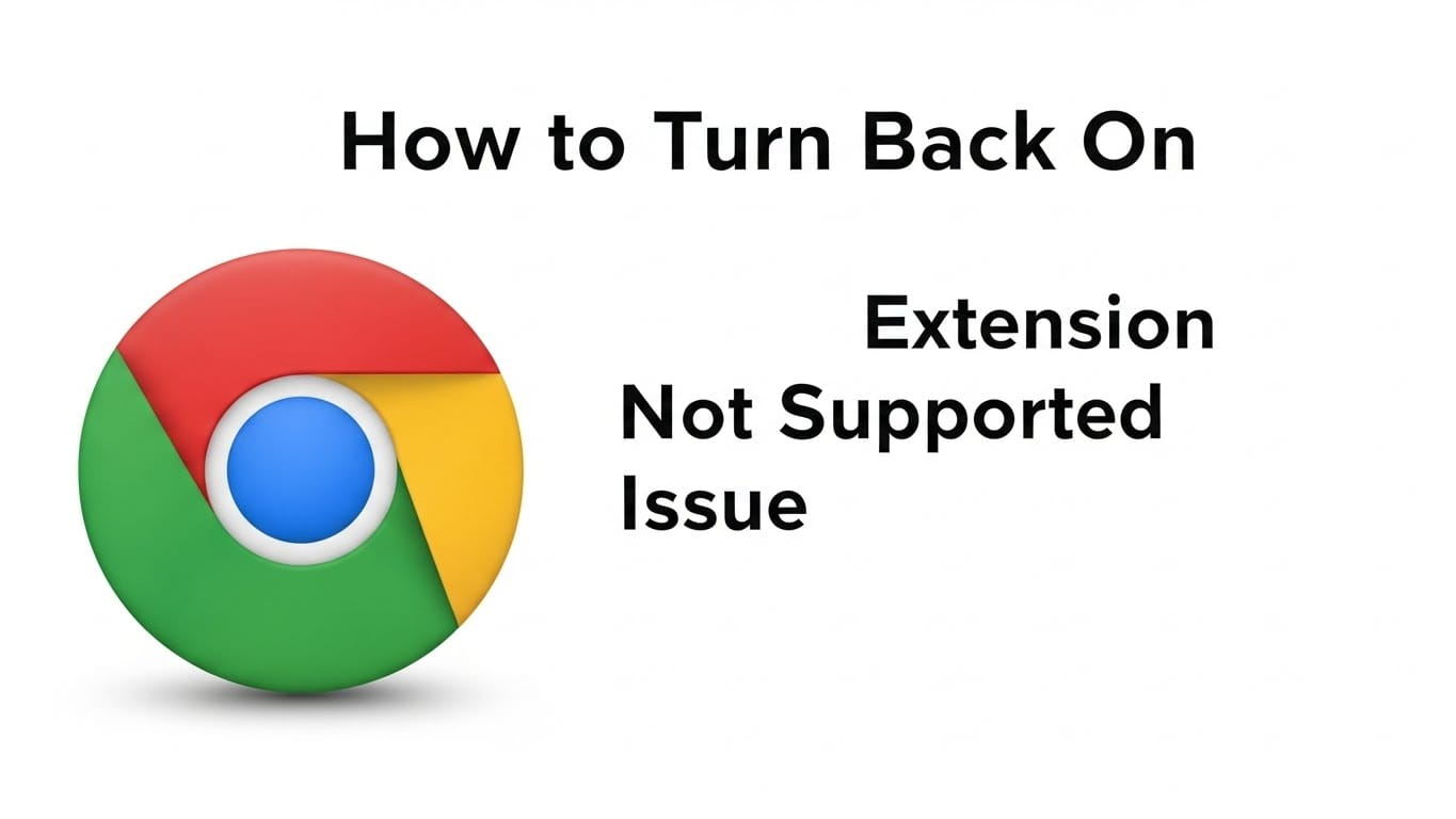 Why Chrome Extension Not Supported Happens